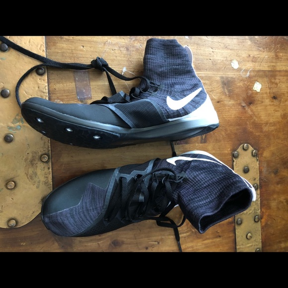 NEW Nike Racing Shoes black and white size 8 - Picture 6 of 8